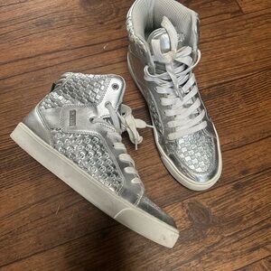 Zumba Fitness Silver Athletic High-Top Shoes